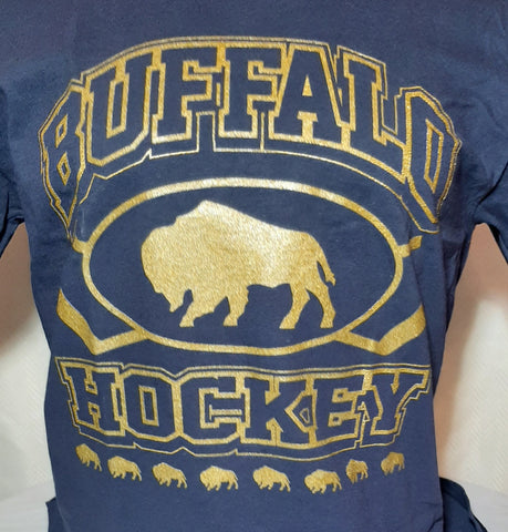 buffalo hockey navy t-shirt