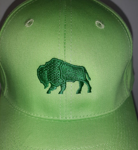 Light Green Baseball Cap - w/Green Logo