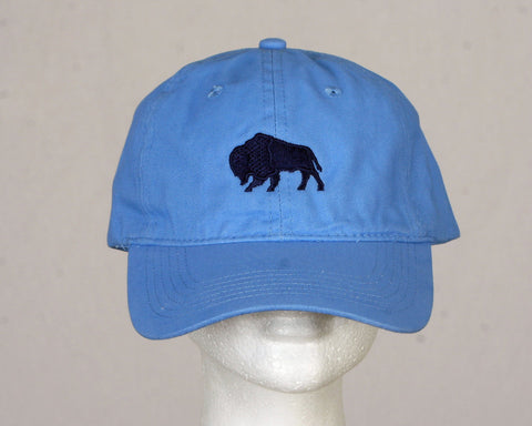 Baseball Cap- Embroidered Logo- Light Blue